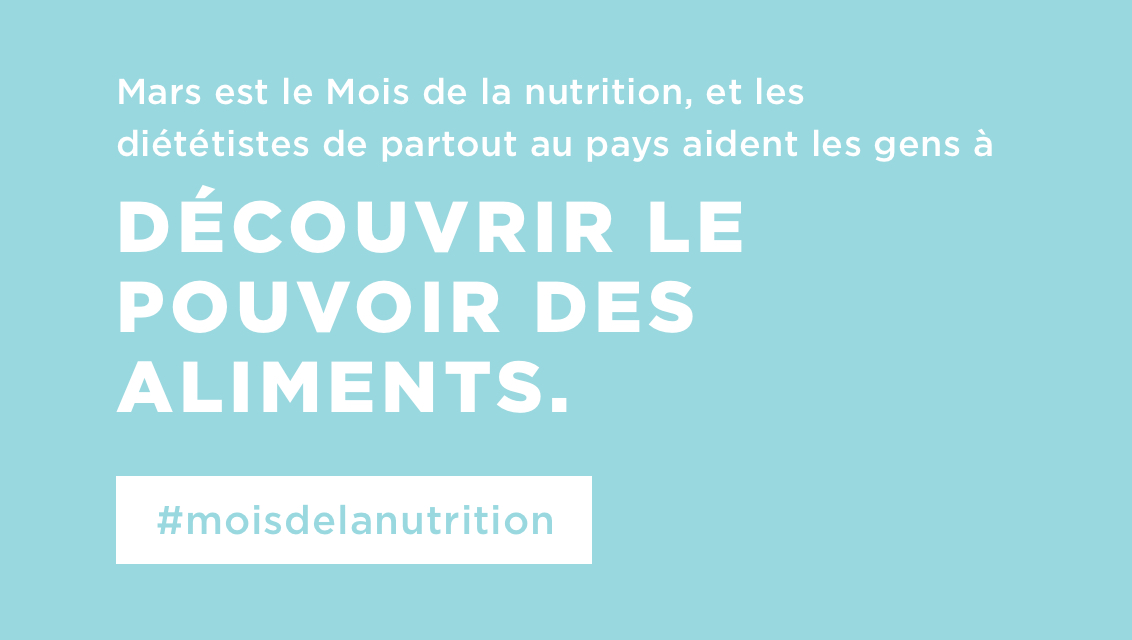 Découvrir le pouvoir des aliments.