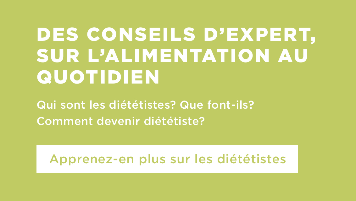 Apprenez-en plus sur les diététistes